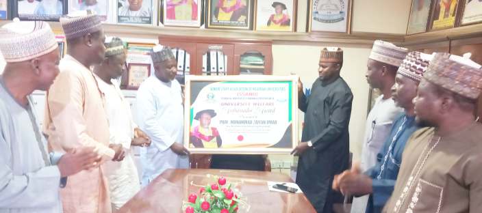 SSANU honours FUBK VC as Staff Welfare Ambassador
